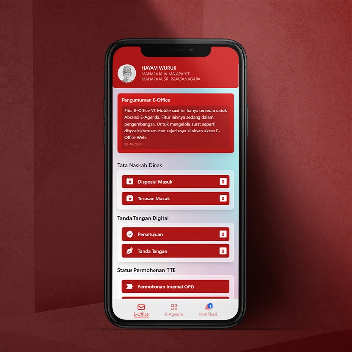 E-Office V2 Mobile Kab. Mojokerto